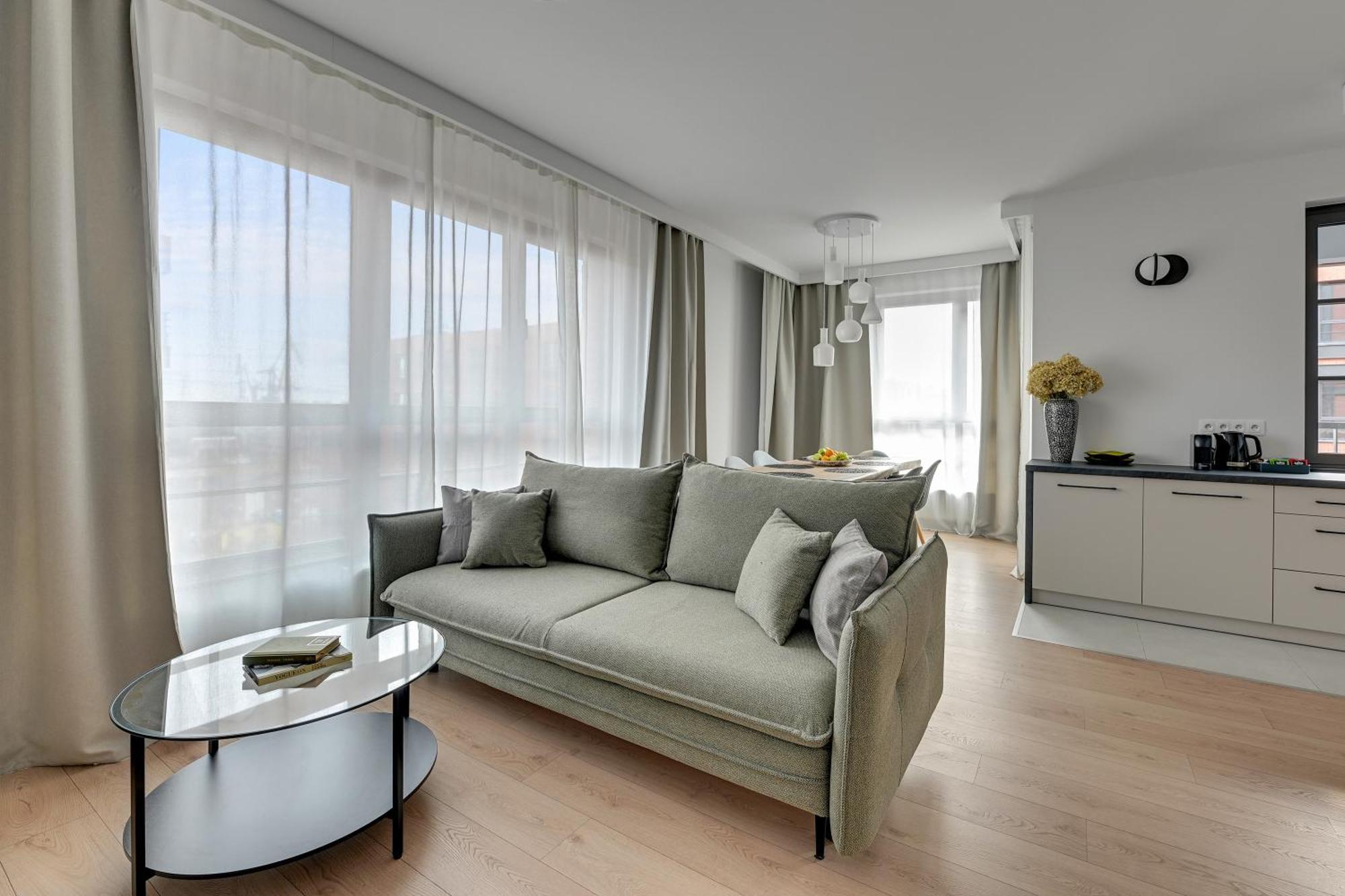 Doki Living - Foodhall & Parking By Downtown Apartments Гданьск Экстерьер фото